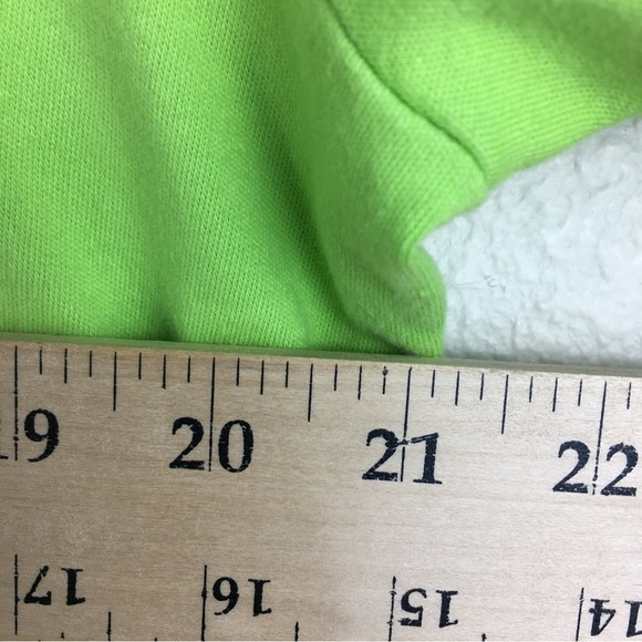 Michael Simon Lite Women's Bright Green Floral Button Front Cardigan Top Size M - Picture 13 of 15